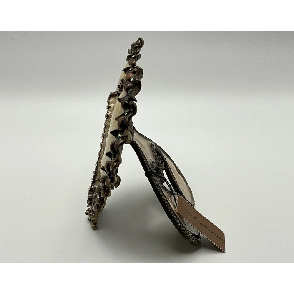 JAY STRONGWATER Oval Golden Enamel 
